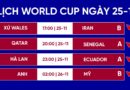 Lịch thi đấu World Cup 2022 hôm nay 25/11: Anh so tài với Mỹ