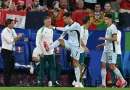 Ronaldo phản ứng trong trận thua của Bồ Đào Nha trước Georgia