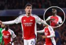 Kai Havertz và Bukayo Saka tỏa sáng, Arsenal dễ dàng đánh bại PSG